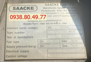 đầu đốt Saacke SKV45 5175