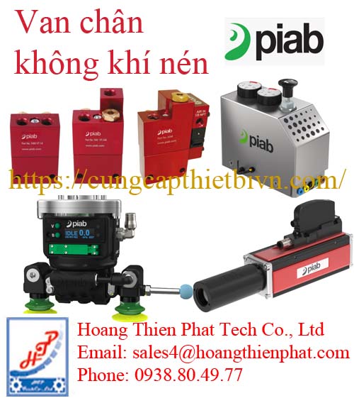 Van chân không khí nén Piab
