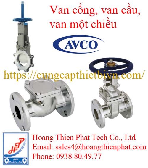 Van cầu AVCO, van cổng AVCO, van một chiều AVCO