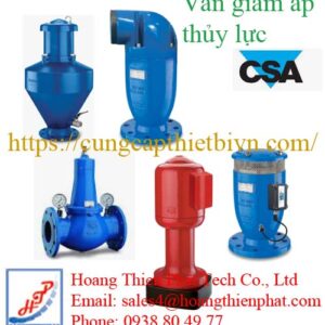 Van giảm áp thủy lực CSA