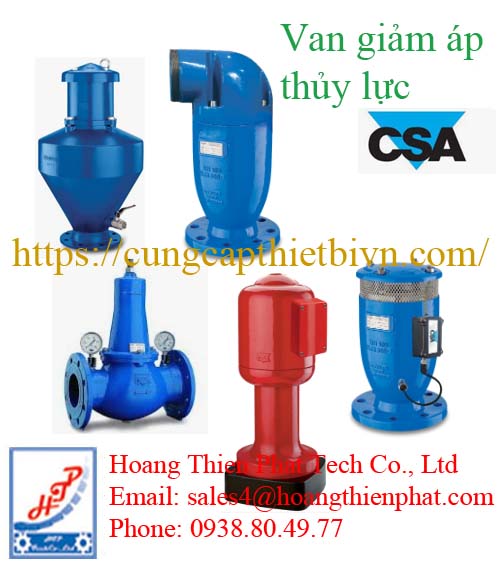 Van giảm áp thủy lực CSA