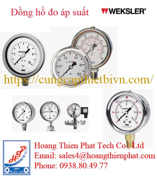 Đồng Hồ Đo Áp Suất WEKSLER