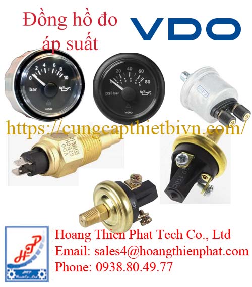 Đồng hồ áp suất VDO