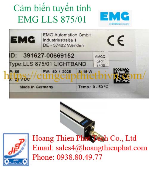 Cảm biến tuyến tính EMG LLS 875/01